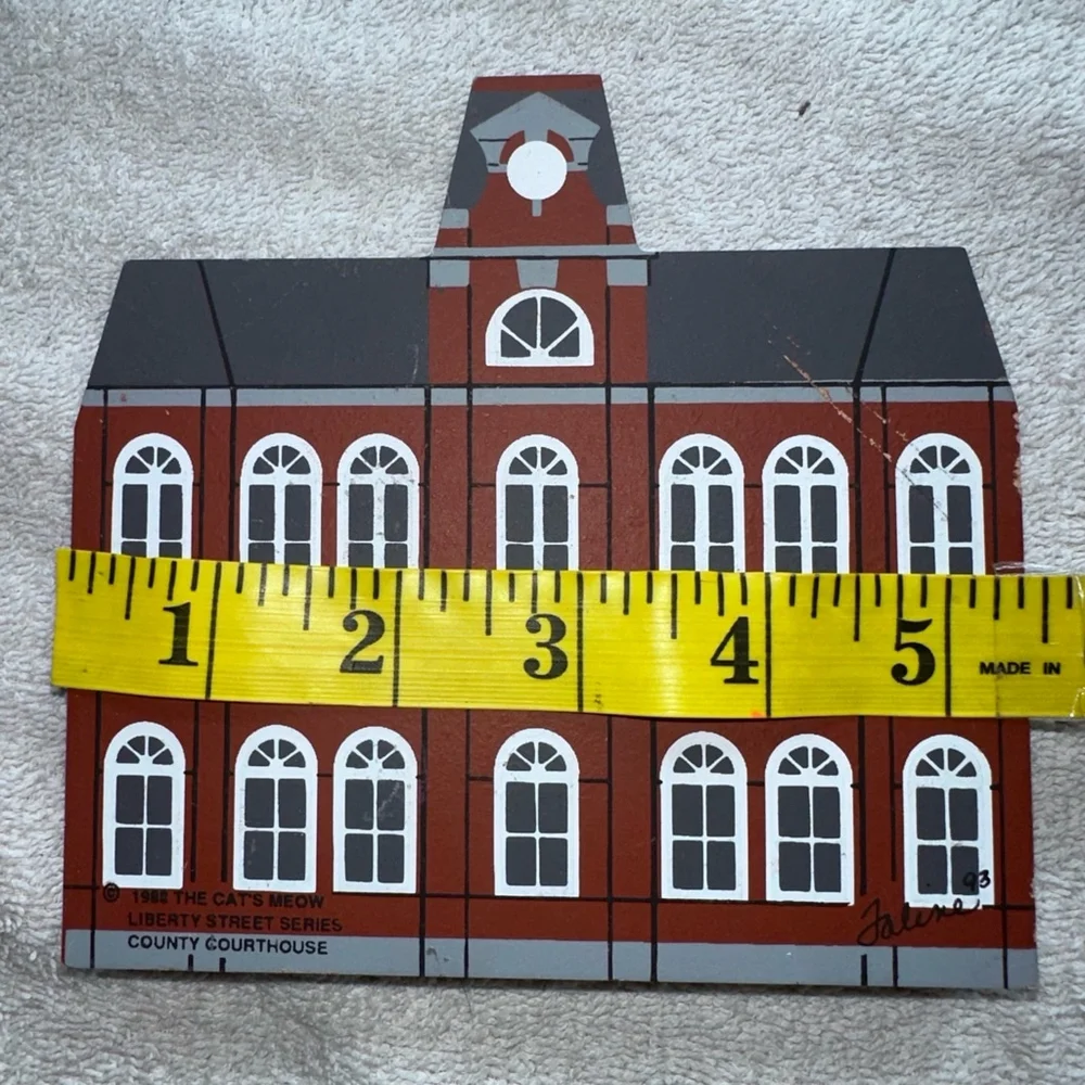 Vintage 1988 The Cat’s Meow Liberty Street Series County Courthouse